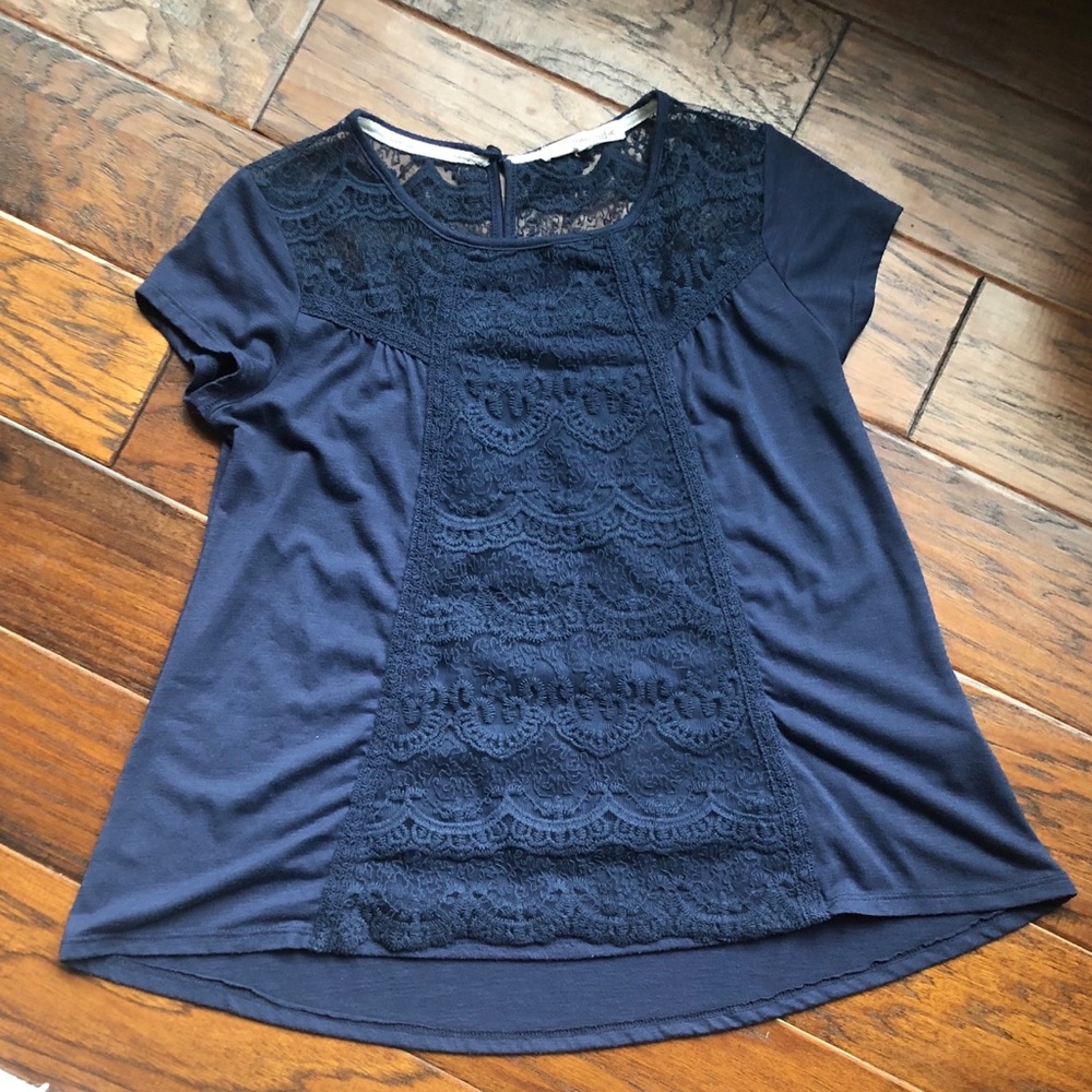Rewind Small S lace blue blouse